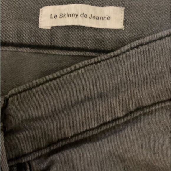 Frame black Denim Le Skinny De Jeanne Knightrider Shred Distressed Skinny Jeans - Picture 8 of 9